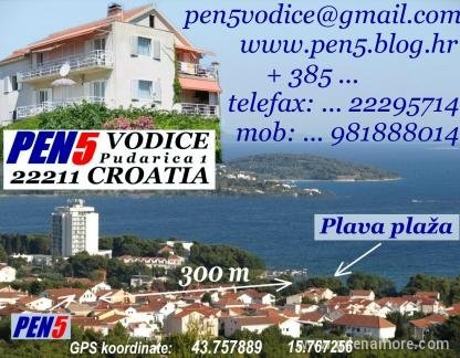 Privatunterkunft in Vodice, Privatunterkunft im Ort Vodice, Kroatien - smjestaj za iznajmljivanje